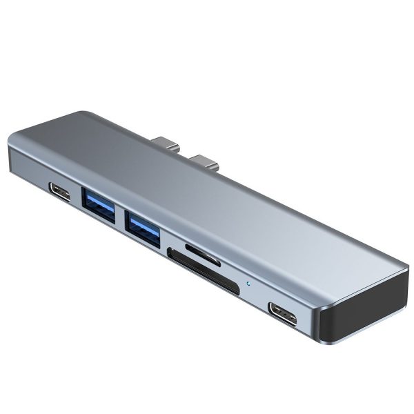 TECH-PROTECT V5-HUB ADAPTER 7IN1 GREY - Image 6