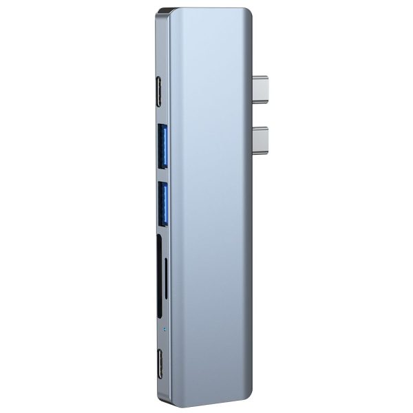 TECH-PROTECT V5-HUB ADAPTER 7IN1 GREY - Image 8