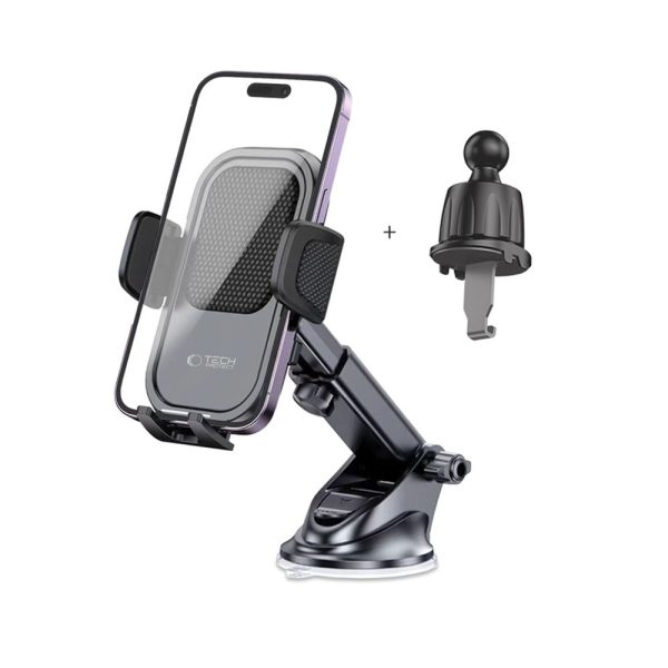 TECH-PROTECT V6 UNIVERSAL DASHBOARD & VENT CAR MOUNT BLACK - Image 8