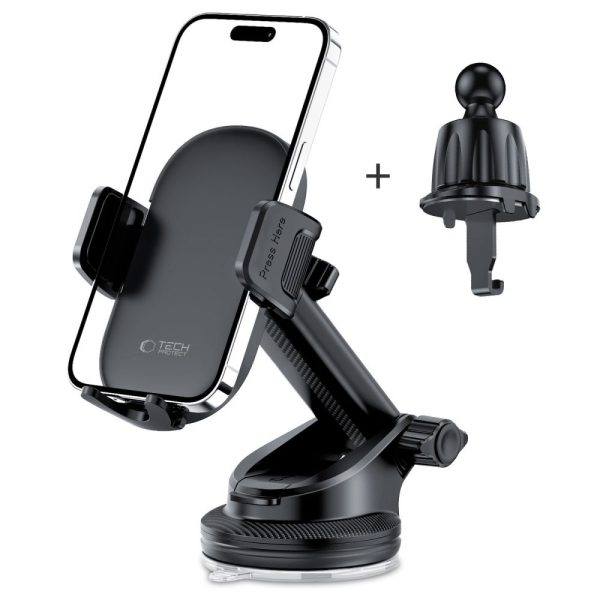 TECH-PROTECT V7 UNIVERSAL DASHBOARD & VENT CAR MOUNT BLACK - Image 3