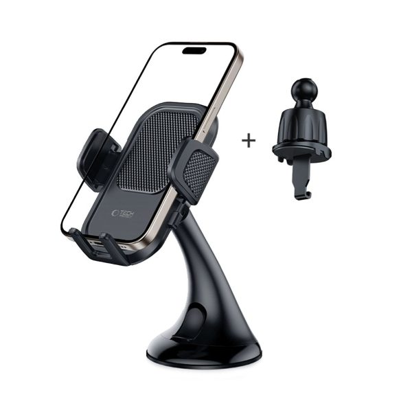 TECH-PROTECT V8 UNIVERSAL DASHBOARD & VENT CAR MOUNT BLACK - Image 2