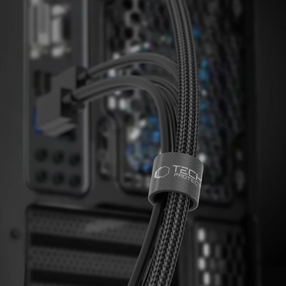 Δεματικό Καλωδίων Velcro Tech-Protect Cable Organizer 300cm Black - Image 3