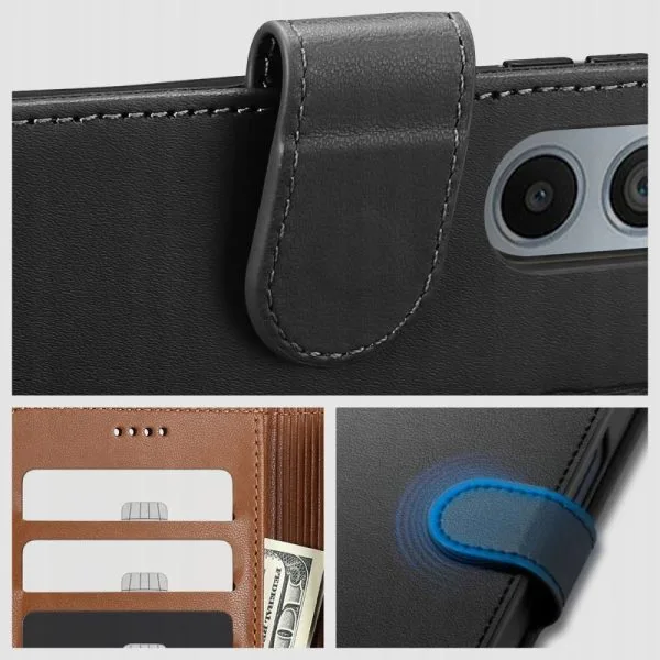 Θήκη Motorola Edge 50 Neo / Edge 60 Neo Tech-Protect Wallet Black - Image 4