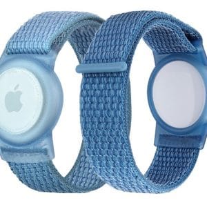 Ρυθμιζόμενο Λουράκι Mobile Origin AirTag Strap Blue για Apple AirTag