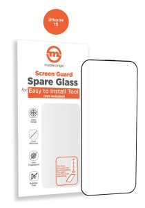 Mobile Origin Orange Screen Guard Spare Glass iPhone 15