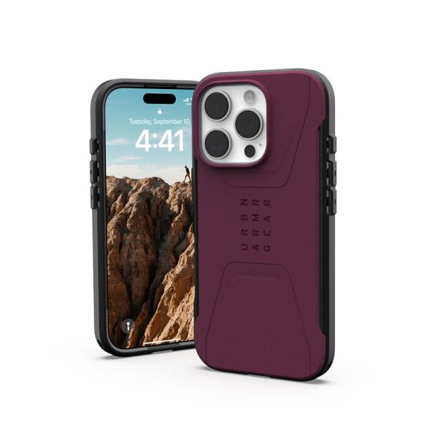 UAG Civilian Magsafe Bordeaux-iPhone 16 Pro (114444119049) - Image 10