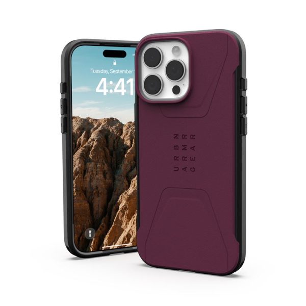 UAG Civilian Magsafe Bordeaux-iPhone 16 Pro Max (114445119049) - Image 14