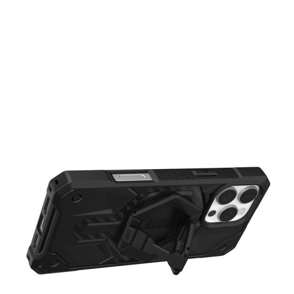 UAG Monarch Pro Magsafe Carbon Fiber/Black Stand-iPhone 16 Pro Max (1144571BV01) - Image 6