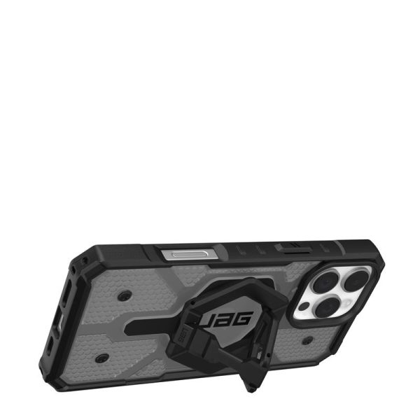 UAG Pathfinder Clear Magsafe Ash/Black Stand-iPhone 16 Pro Max (1144651BV02) - Image 6