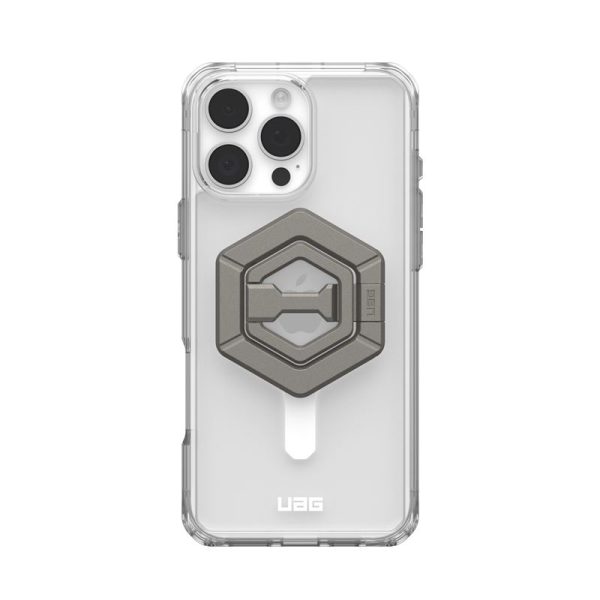 UAG Plyo Magsafe Ice White/Titanium Stand-iPhone 16 Pro Max (1144811BV01) - Image 3