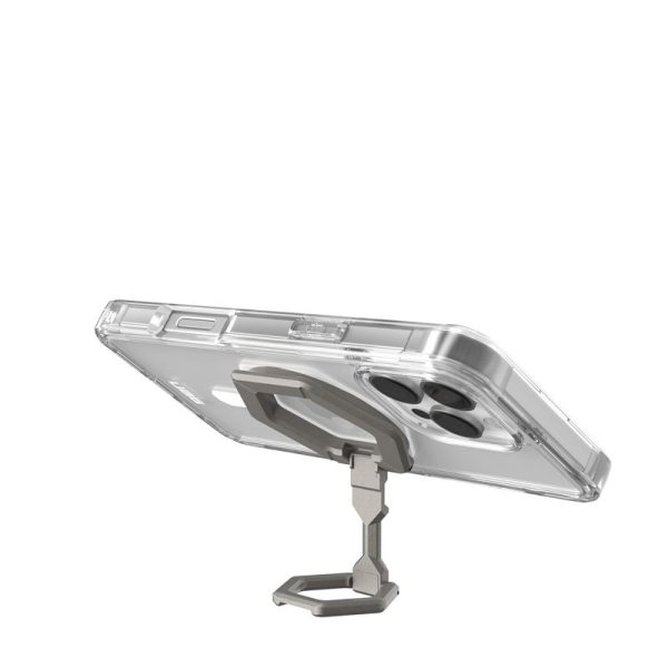 UAG Plyo Magsafe Ice White/Titanium Stand-iPhone 16 Pro Max (1144811BV01) - Image 4