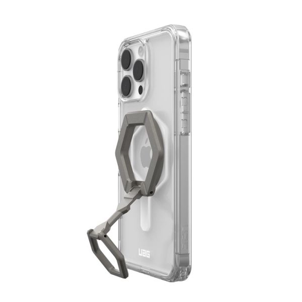 UAG Plyo Magsafe Ice White/Titanium Stand-iPhone 16 Pro Max (1144811BV01) - Image 5