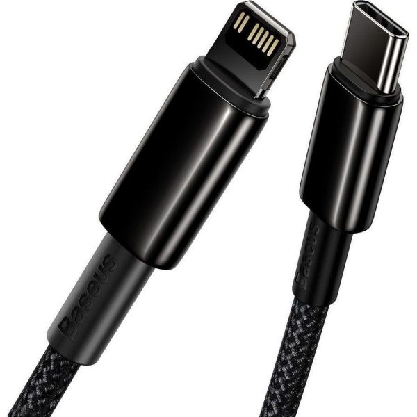 Baseus Cable  Type C to Lightning PD 20W Tungsten Gold CATLWJ-01 2 m black - Image 7