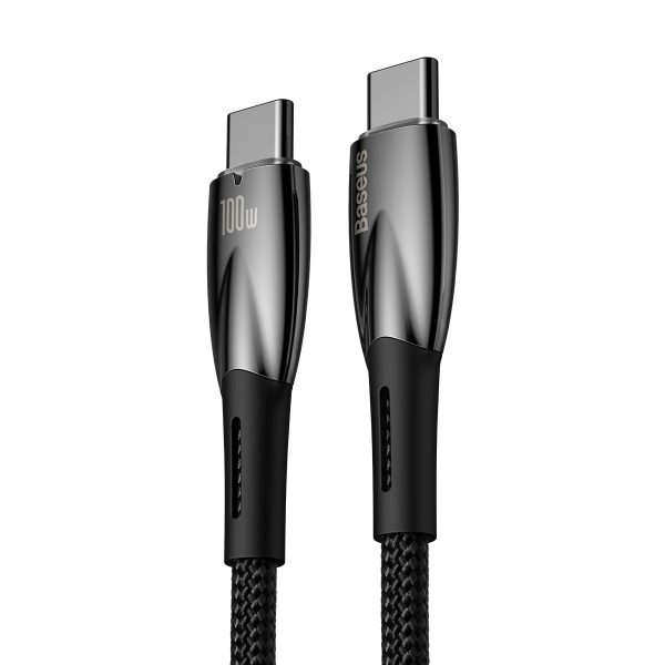 Baseus Cable Type C to Type C PD 100W Glimmer CADH000801 2m Black - Image 11