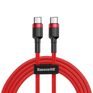 BASEUS cable Type C to Type C PD 3A 60W Cafule CATKLF-G09 1 m red