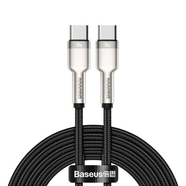 BASEUS cable Type C to Type C PD 5A 100W Cafule CATJK-D01 2 m black