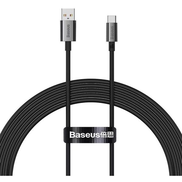 BASEUS cable USB A to Type C PD 6A 100W P10320102114-02 2 m black