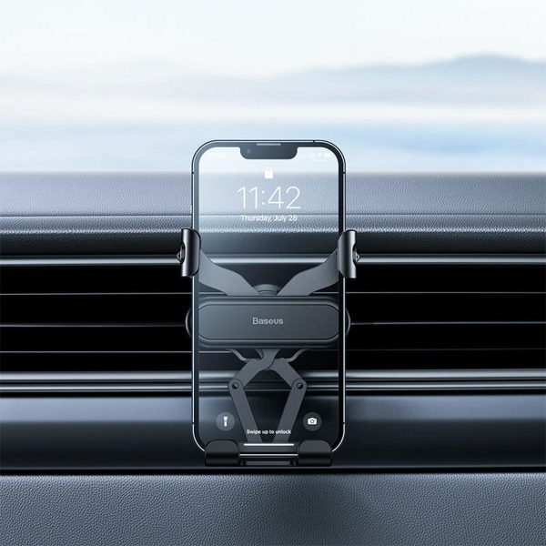 BASEUS car holder to air vent Stable Gravitational Lite black SUWX010001 - Image 4