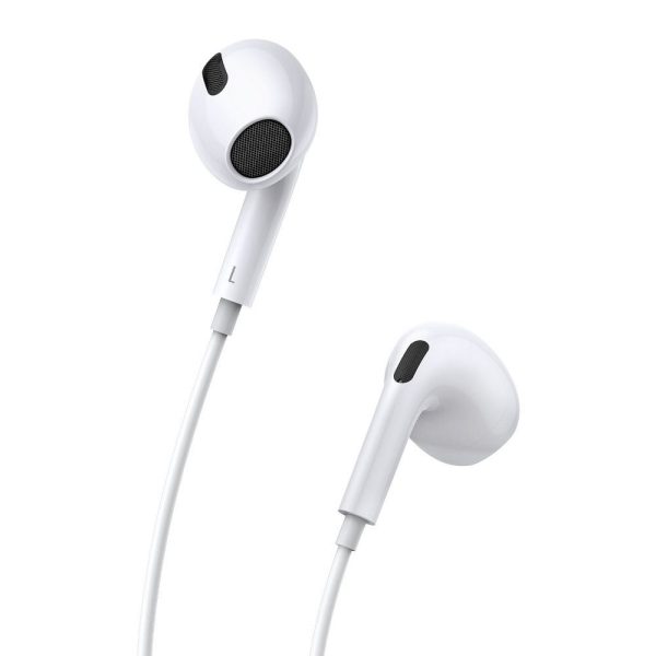 Baseus Wire Earphones  Type C with Microphone  ENCOK C17 NGCR010002 White - Image 5