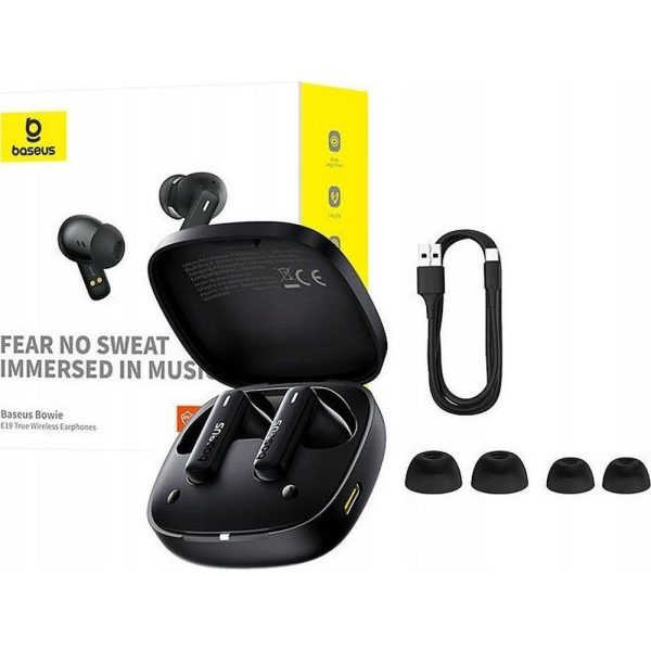 Baseus Wireless Bluetooth Headset TWS E19 Black - Image 14