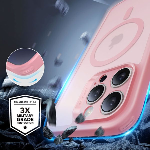 ESR CLASSIC PRO SET HALOLOCK MAGSAFE IPHONE 16 PRO MAX FROSTED PINK - Image 4