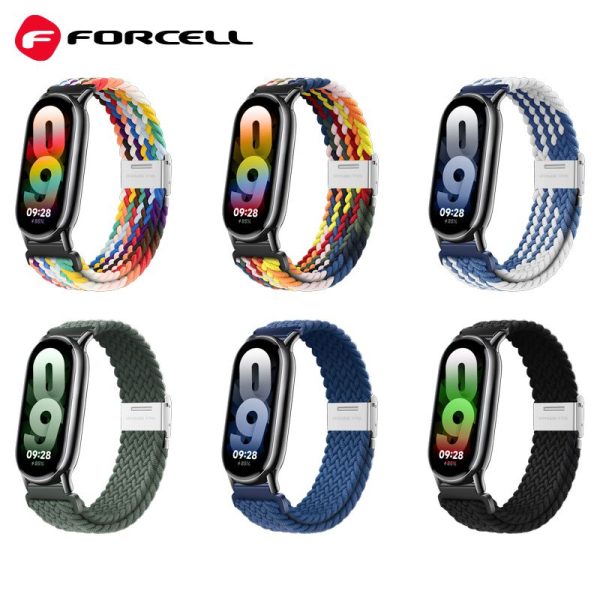 Forcell F-DESIGN FX5 strap for XIAOMI Mi Band 8 Black - Image 3