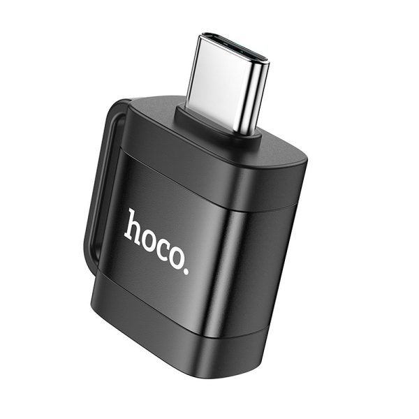 HOCO adapter OTG Type C (male) to USB A (female) 3A UA31C black - Image 6