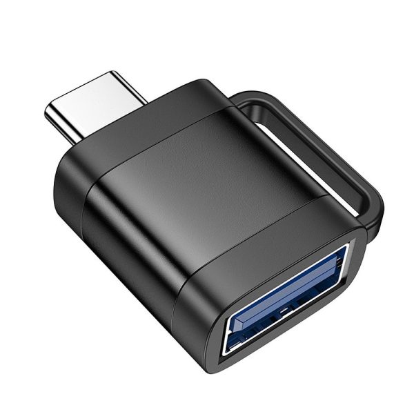 HOCO adapter OTG Type C (male) to USB A (female) 3A UA31C black - Image 7