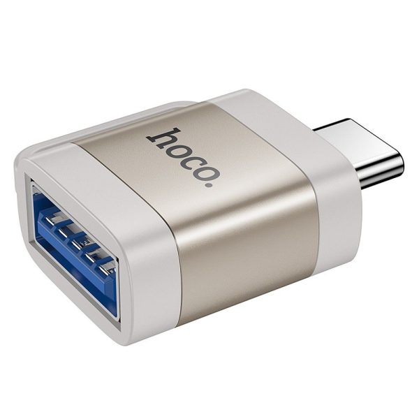 HOCO adapter OTG Type C (male) to USB A (female) 3A UA31C gray - Image 2