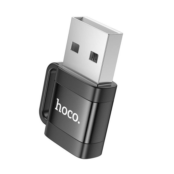 HOCO adapter OTG USB A (male) to Type C (female) 3A UA31D black - Image 4