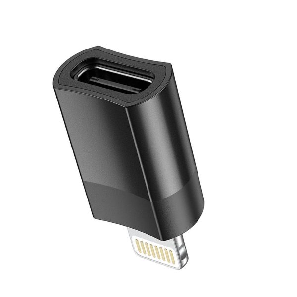 Hoco Adapter from Type C (female) to Lightning 8-pin UA17 Black - Image 8