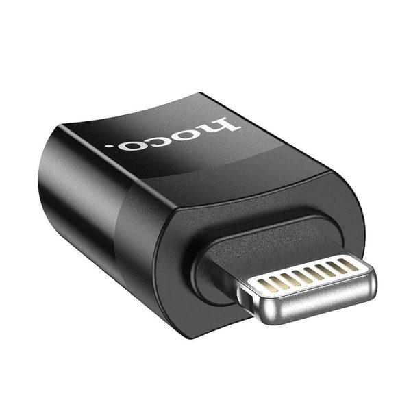 Hoco Adapter from Type C (female) to Lightning 8-pin UA17 Black - Image 9