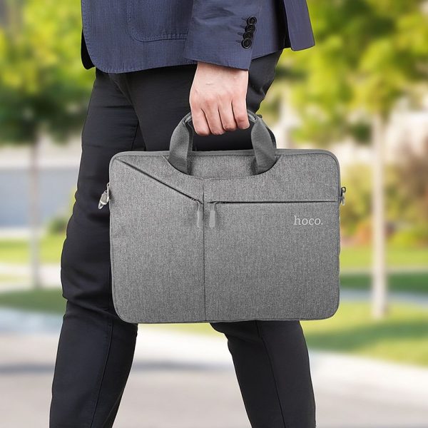 HOCO bag for tablet / laptop / netbook 15,6" GT4 apricot gray - Image 3