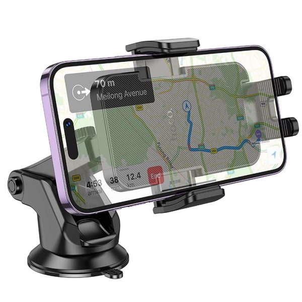 Βάση Αυτοκινήτου Hoco H37 για Ταμπλό / Παρμπρίζ – Black - Image 2