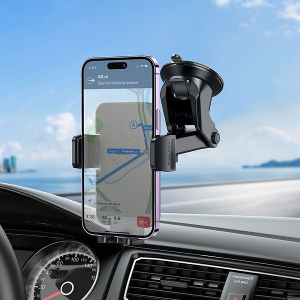 Βάση Αυτοκινήτου Hoco H37 για Ταμπλό / Παρμπρίζ – Black - Image 7