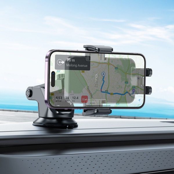 Βάση Αυτοκινήτου Hoco H37 για Ταμπλό / Παρμπρίζ – Black - Image 8