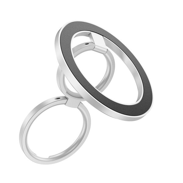 Hoco magnetic mobile phone ring holder GH2 silver - Image 4