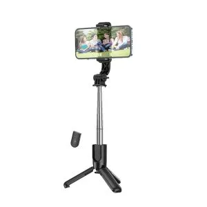 Selfie Stick Τρίποδο Hoco K17 Bluetooth Black