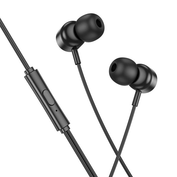 HOCO wire earphones Type C with microphone M122 black