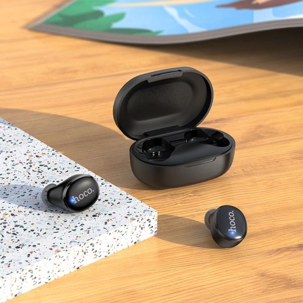 Hoco wireless Bluetooth Earphones  TWS EW11 Black - Image 9