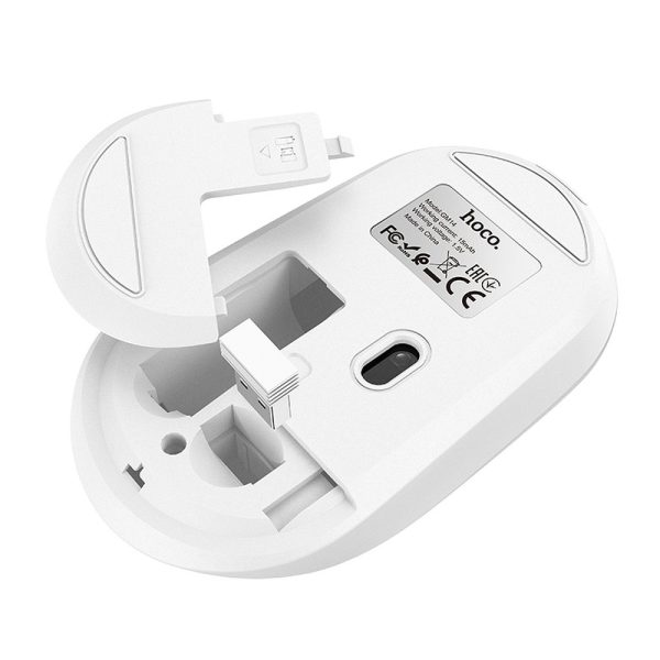 HOCO wireless computer mouse 2,4G 1200 dpi GM14 white - Image 4
