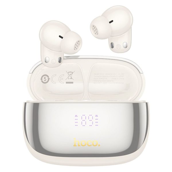 Hoco Wireless Bluetooth Headset TWS ANC + ENC EQ20 Milky White - Image 6