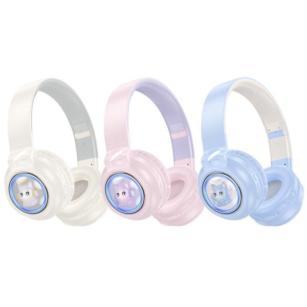 Hoco Wireless Bluetooth Headset W50 Blue - Image 5