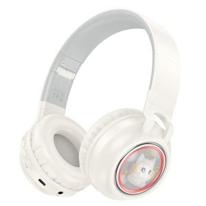 HOCO wireless headphones bluetooth W50 milky white