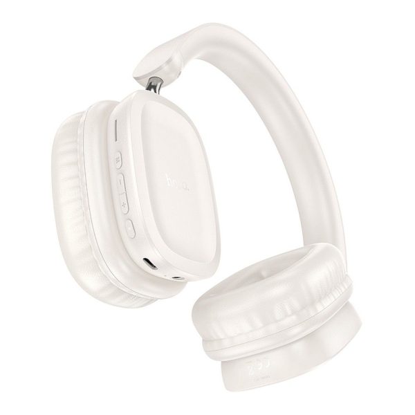 Hoco Wireless Bluetooth Headset W51Milky White - Image 4