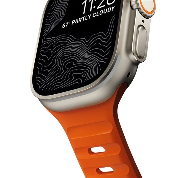 Nomad Sport Strap M/L Orange-Apple Watch 49/46/45/44mm (NM00736685) - Image 5