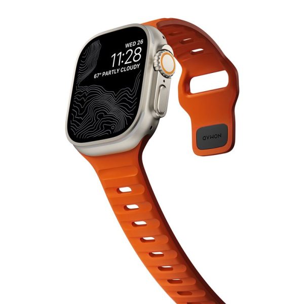 Nomad Sport Strap M/L Orange-Apple Watch 49/46/45/44mm (NM00736685) - Image 6