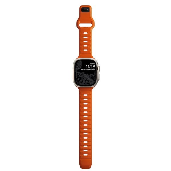 Nomad Sport Strap M/L Orange-Apple Watch 49/46/45/44mm (NM00736685) - Image 7