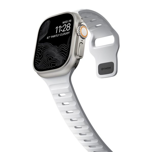 Nomad Sport Strap M/L White-Apple Watch 49/46/45/44mm (NM01111085) - Image 6