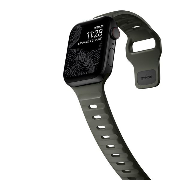 Nomad Sport Strap M/L Green-Apple Watch 44/45/46/49mm (NM01132585) - Image 9